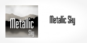Metallic Sky font download