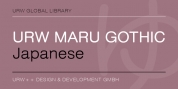 URW Maru Gothic font download