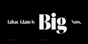 Tabac Big Glam font download