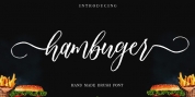 Hambuger Script font download