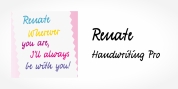 Renate Handwriting Pro font download