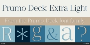 Prumo Deck font download