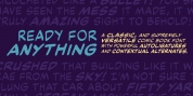 Ready For Anything BB font download