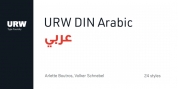 URW DIN Arabic font download