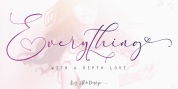 Everything Calligraphy font download