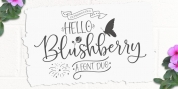 Hello Blushberry Script font download