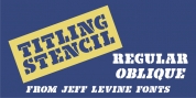 Titling Stencil JNL font download