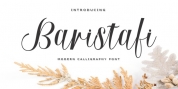Baristafi font download
