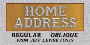 Home Address JNL font download