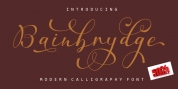 Bainbrydge Script font download