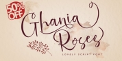 Ghania Roses font download