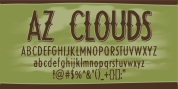 AZ Clouds font download