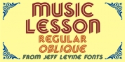 Music Lesson  JNL font download