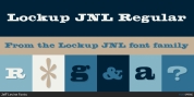 Lockup JNL font download