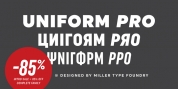 Uniform Pro font download