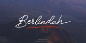 Berlindah Monoline font download