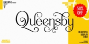 Queensby font download