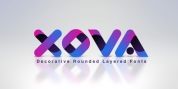 Xova Layered font download
