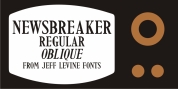 Newsbreaker JNL font download