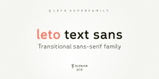 Leto Text Sans font download