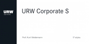 Corporate S Std font download