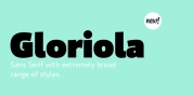 Gloriola font download