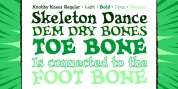 Knobbly Knees font download