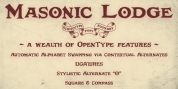 Masonic Lodge font download