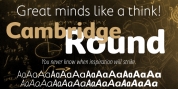 Cambridge Round font download
