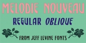 Melodie Nouveau JNL font download