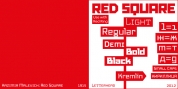 Red Square font download