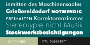PTL Superla font download