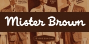 Mister Brown font download