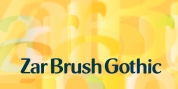 Zar Brush Gothic font download