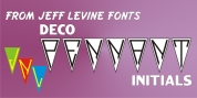 Deco Pennant Initials JNL font download