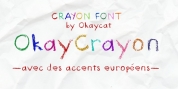 Okay Crayon font download