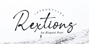 Rextions font download