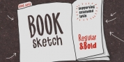 Book Sketch font download