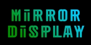 Mirror Display Bold font download