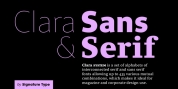 Clara Serif font download