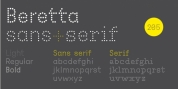 Beretta font download