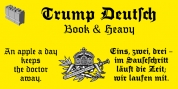 Trump Deutsch font download
