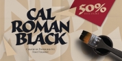 Cal Roman Black font download