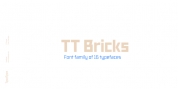 TT Bricks font download