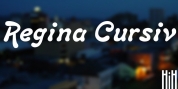 Regina Cursiv font download