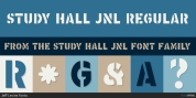 Study Hall JNL font download