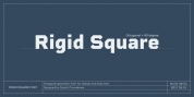 Rigid Square font download