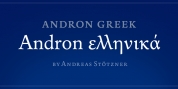 Andron 1 Greek Corpus font download
