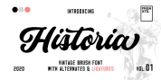Historia Script font download