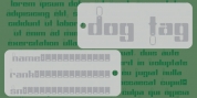 Dog Tag font download